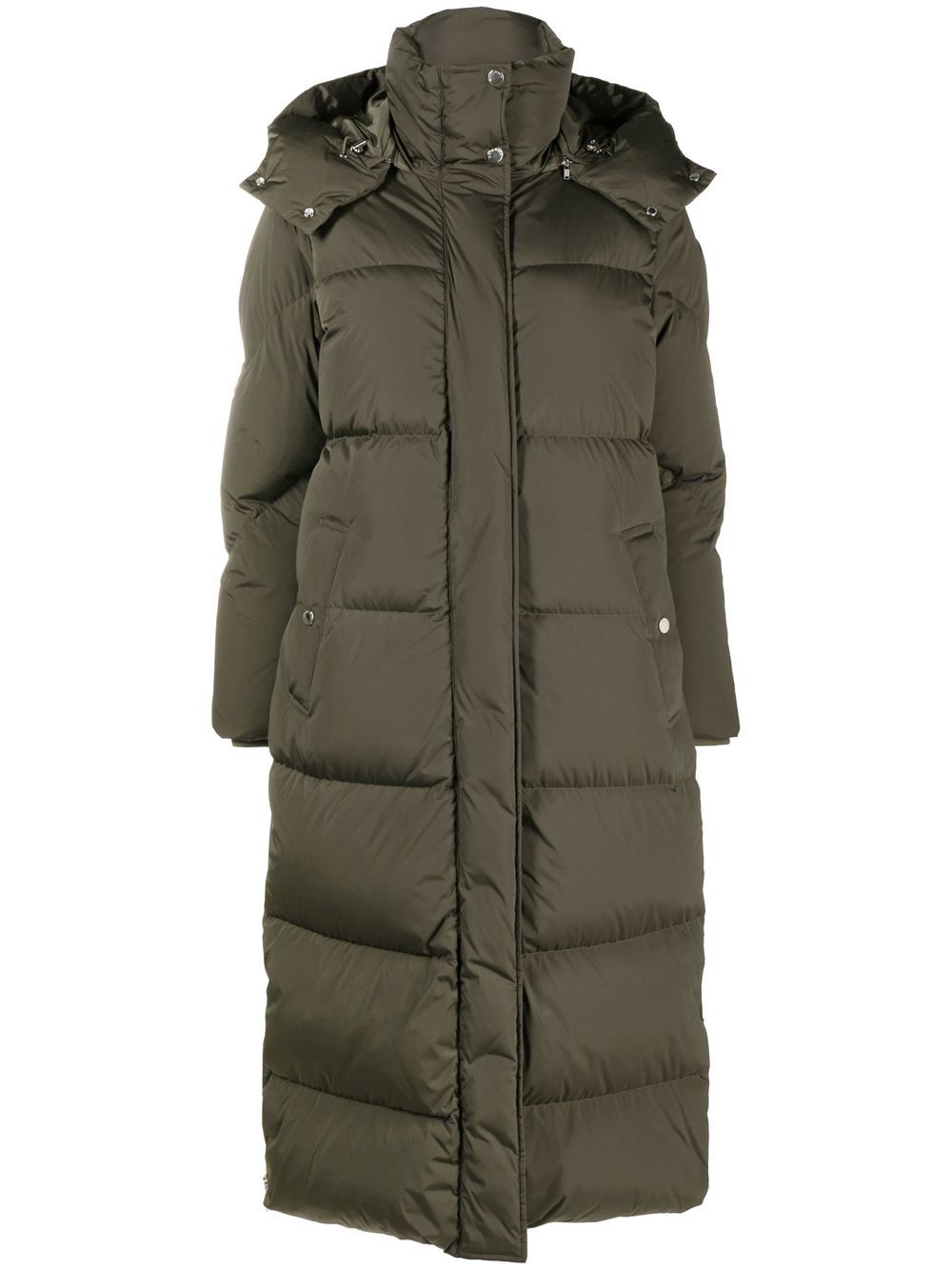 Woolrich Aurora 蓬松长款派克大衣 - 绿色