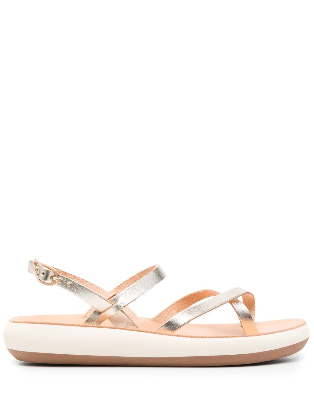 Ancient Greek Sandals Tereza 平底凉鞋 - 金色