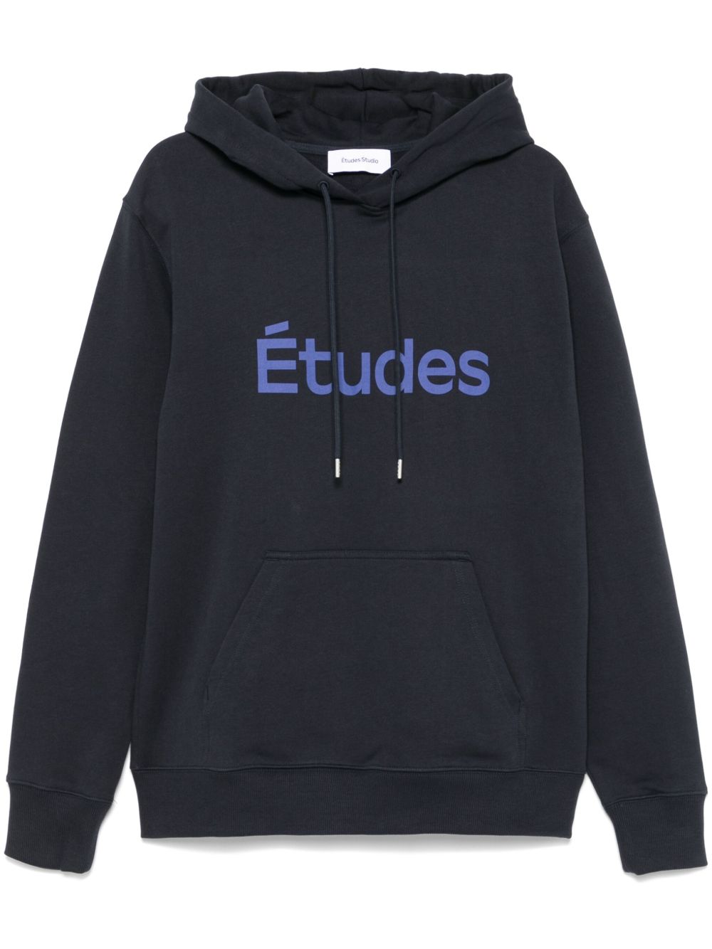 Etudes logo印花连帽衫 - 蓝色