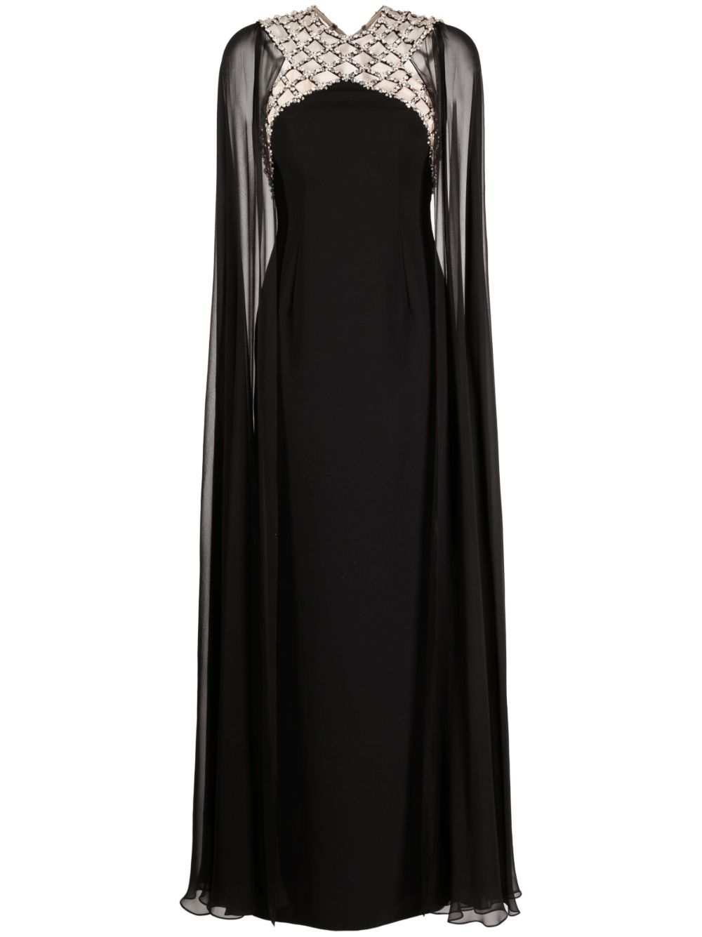 Jenny Packham Natalie 晶饰礼服 - 黑色
