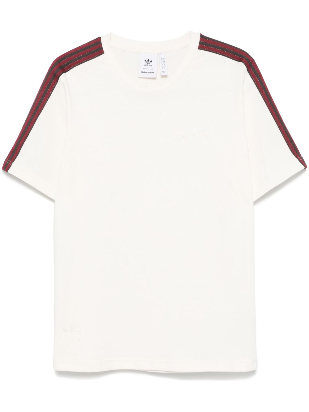 adidas x Wales Bonner 三条纹logo T恤 - 白色