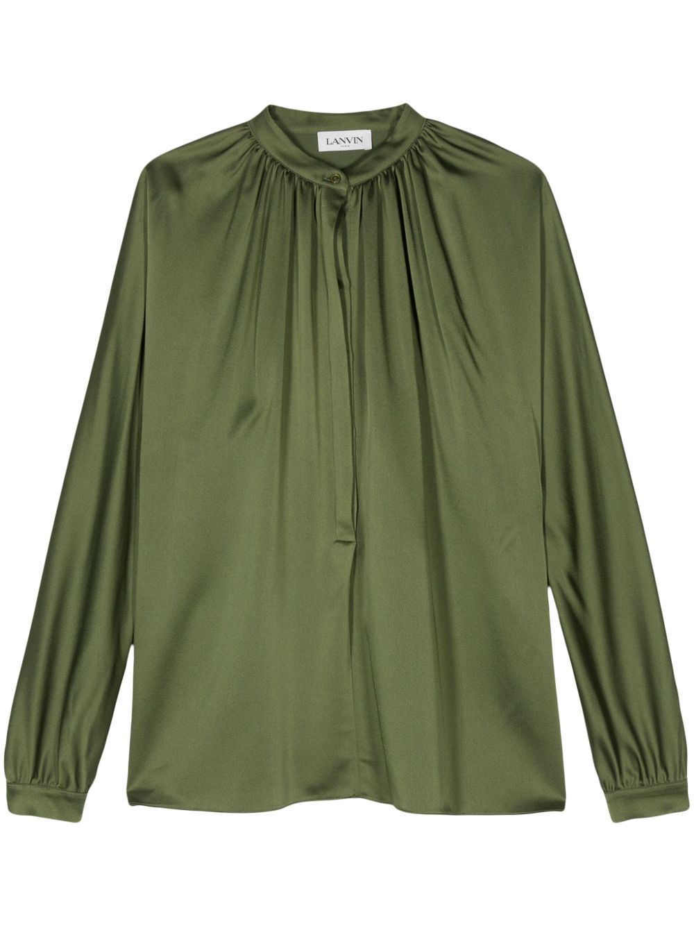 Lanvin Flared 罩衫 - 绿色