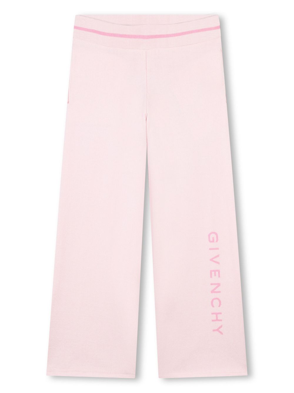Givenchy Kids 4G 双面长裤 - 粉色