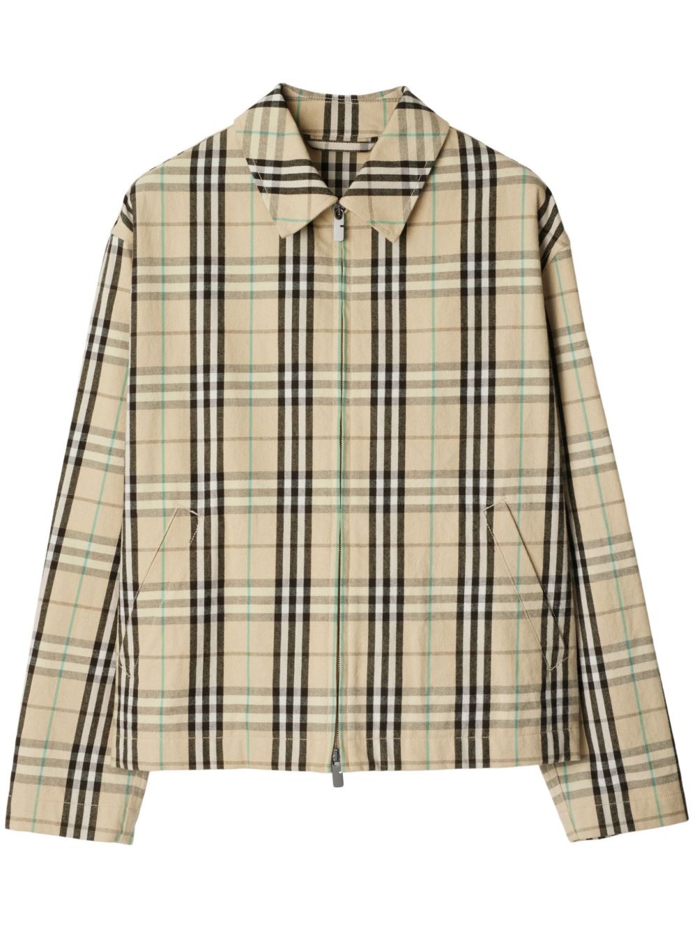 Burberry 经典格纹棉夹克 - 中性色