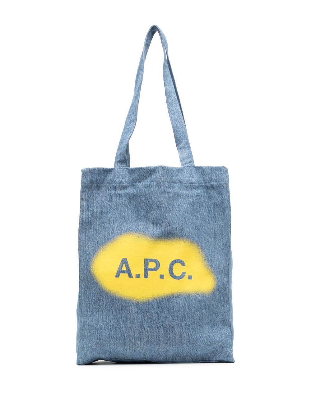 A.P.C. Lou 牛仔手提包 - 蓝色
