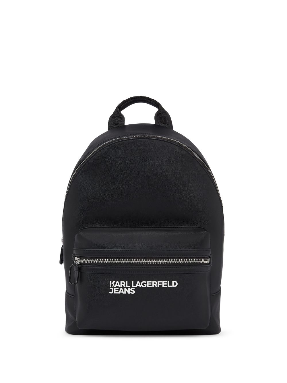 Karl Lagerfeld Jeans logo印花双肩包 - 黑色