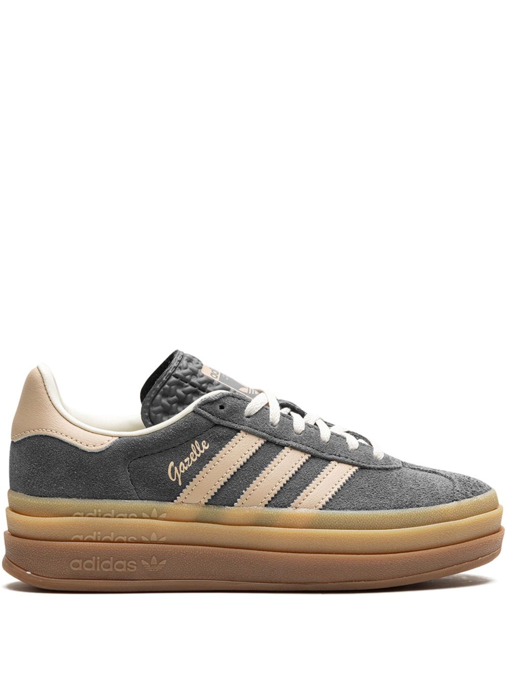 adidas Gazelle Bold 绒面皮运动鞋 - 灰色