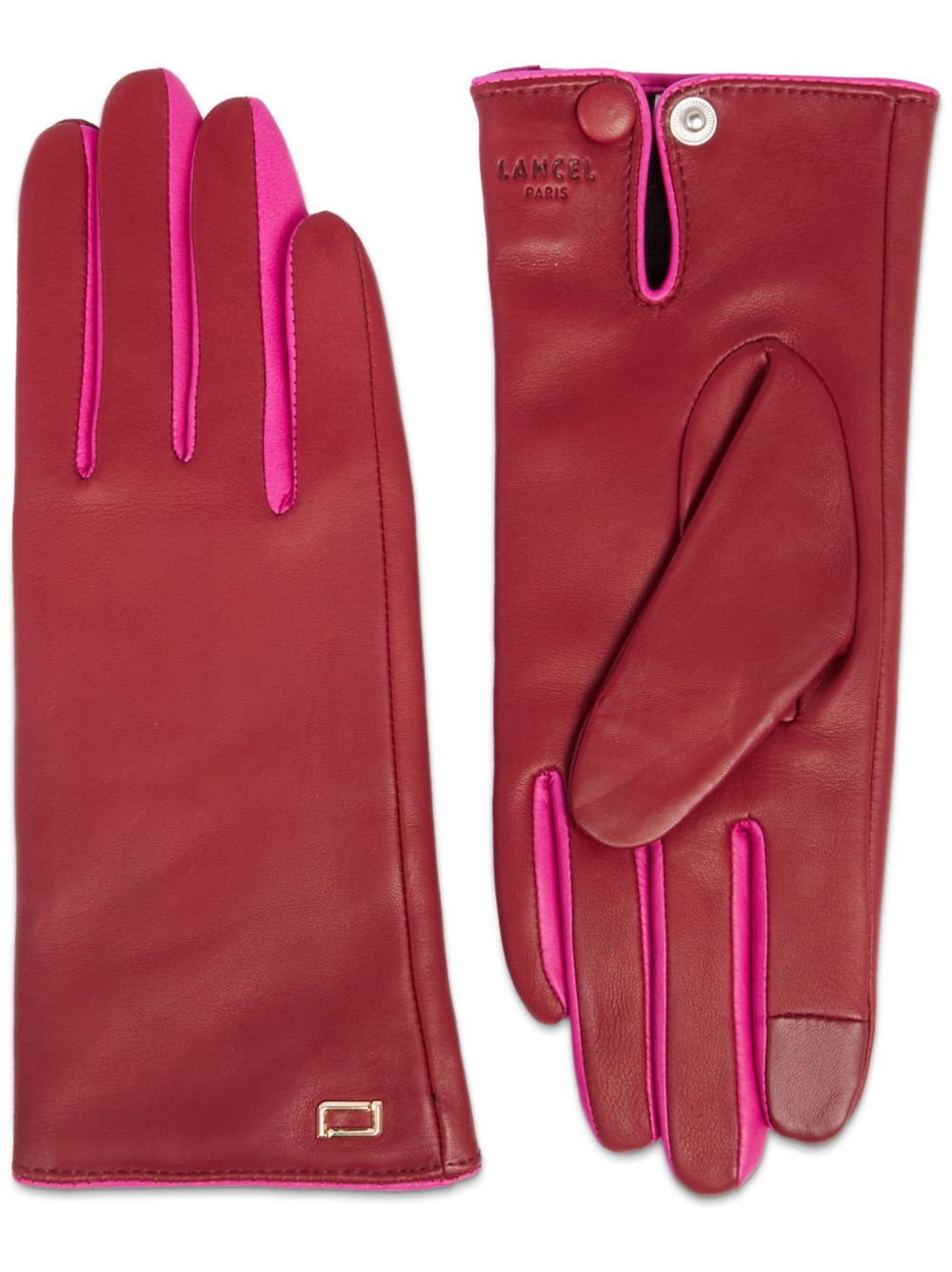 Lancel Gants Femme 羊绒手套 - 红色