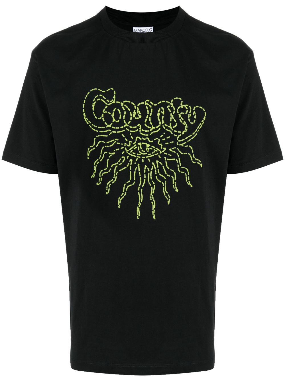 Marcelo Burlon County of Milan Stitch Eye 棉T恤 - 黑色