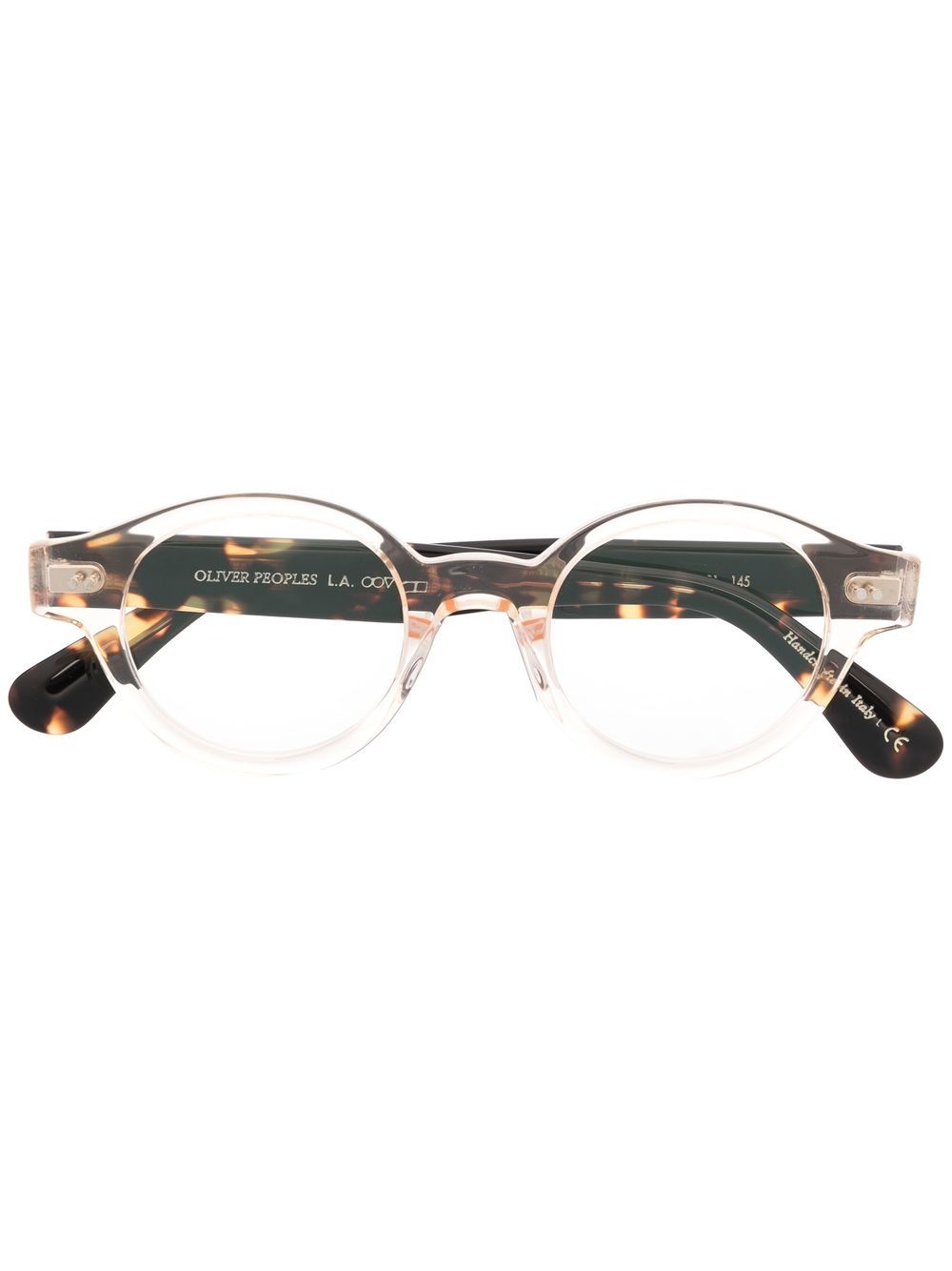 Oliver Peoples 圆框设计眼镜 - 中性色