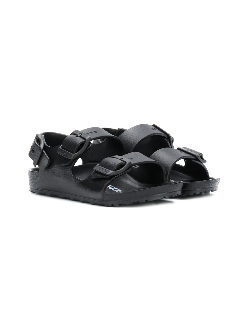 Birkenstock Kids buckled sandals - 黑色