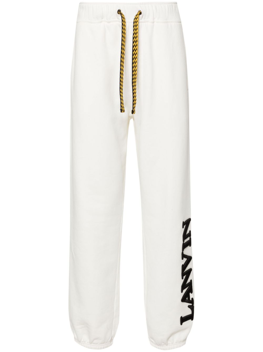 Lanvin x Future logo刺绣运动裤 - 白色
