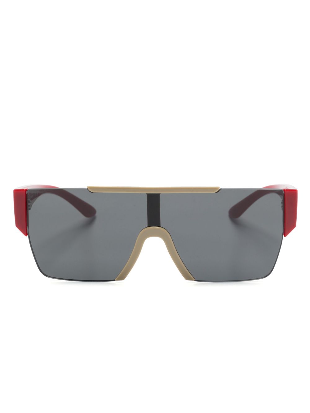 Burberry Eyewear 无框太阳眼镜 - 红色