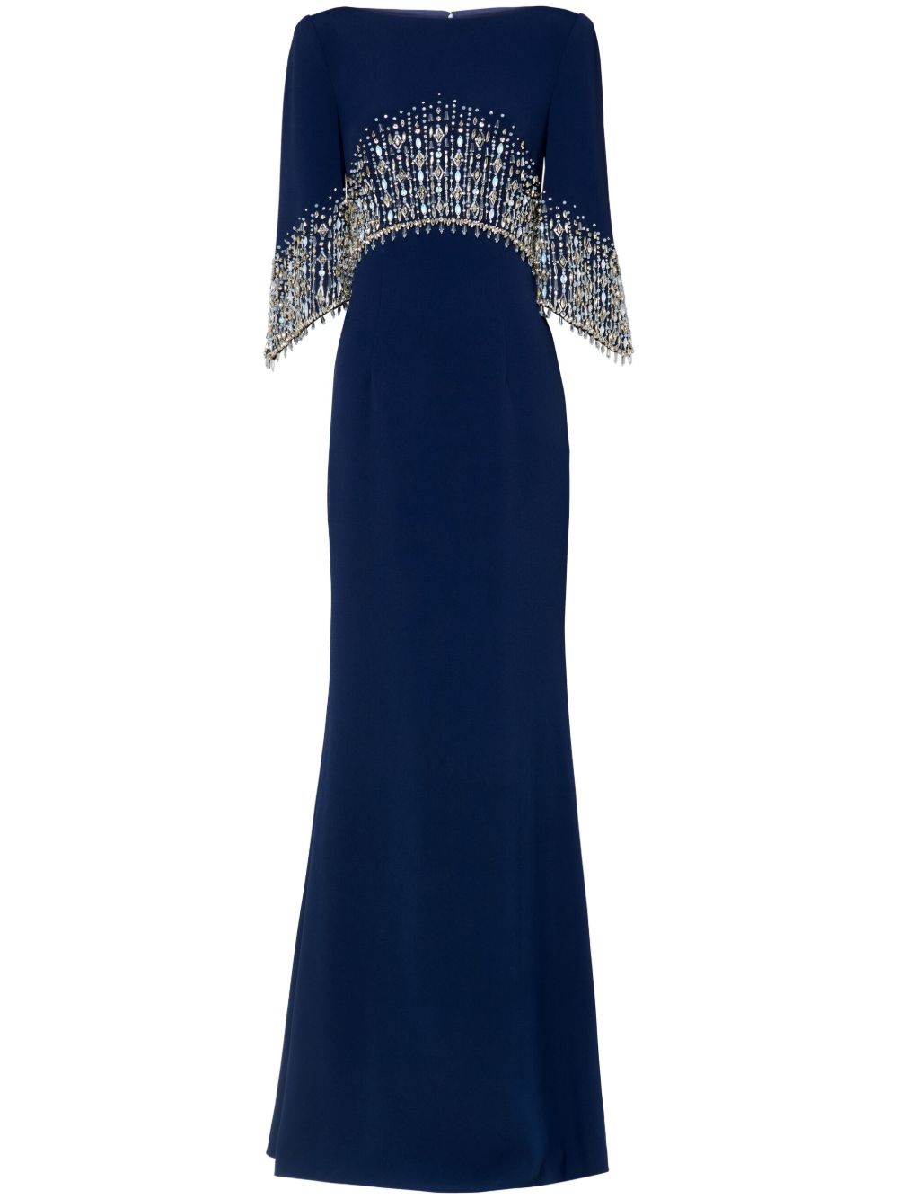 Jenny Packham Electra 连衣裙 - 蓝色