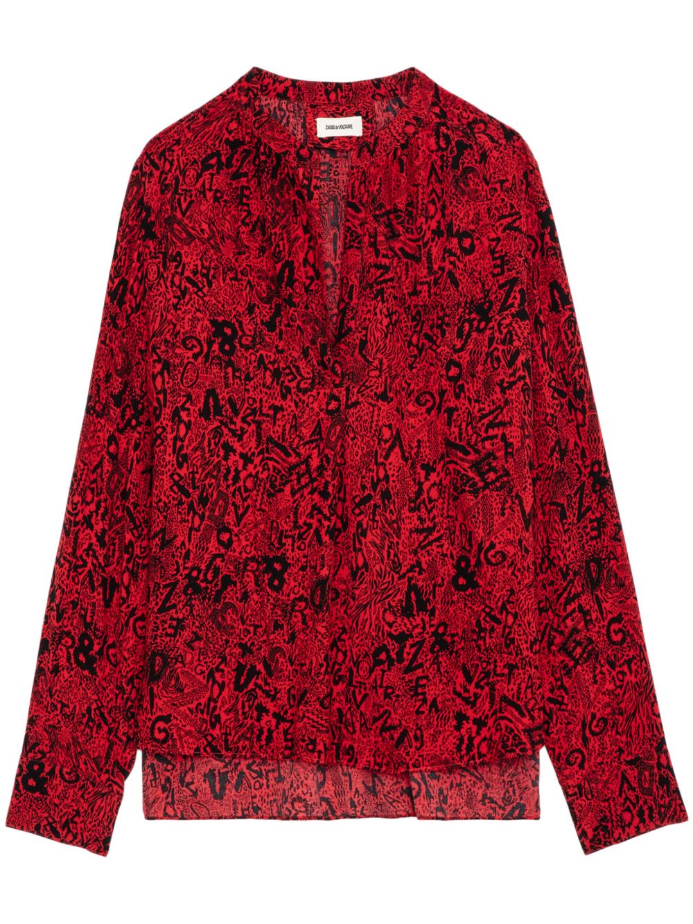 Zadig&Voltaire Tink 罩衫 - 红色