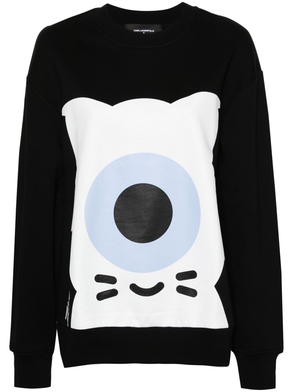 Karl Lagerfeld xDarcel Disappoints 图案印花卫衣 - 黑色