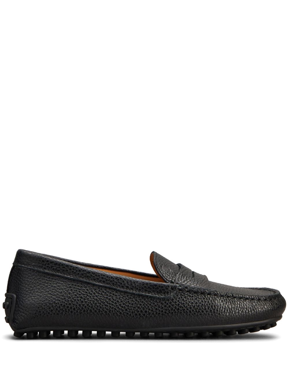 Tod's Gommino 粒面皮质乐福鞋 - 黑色