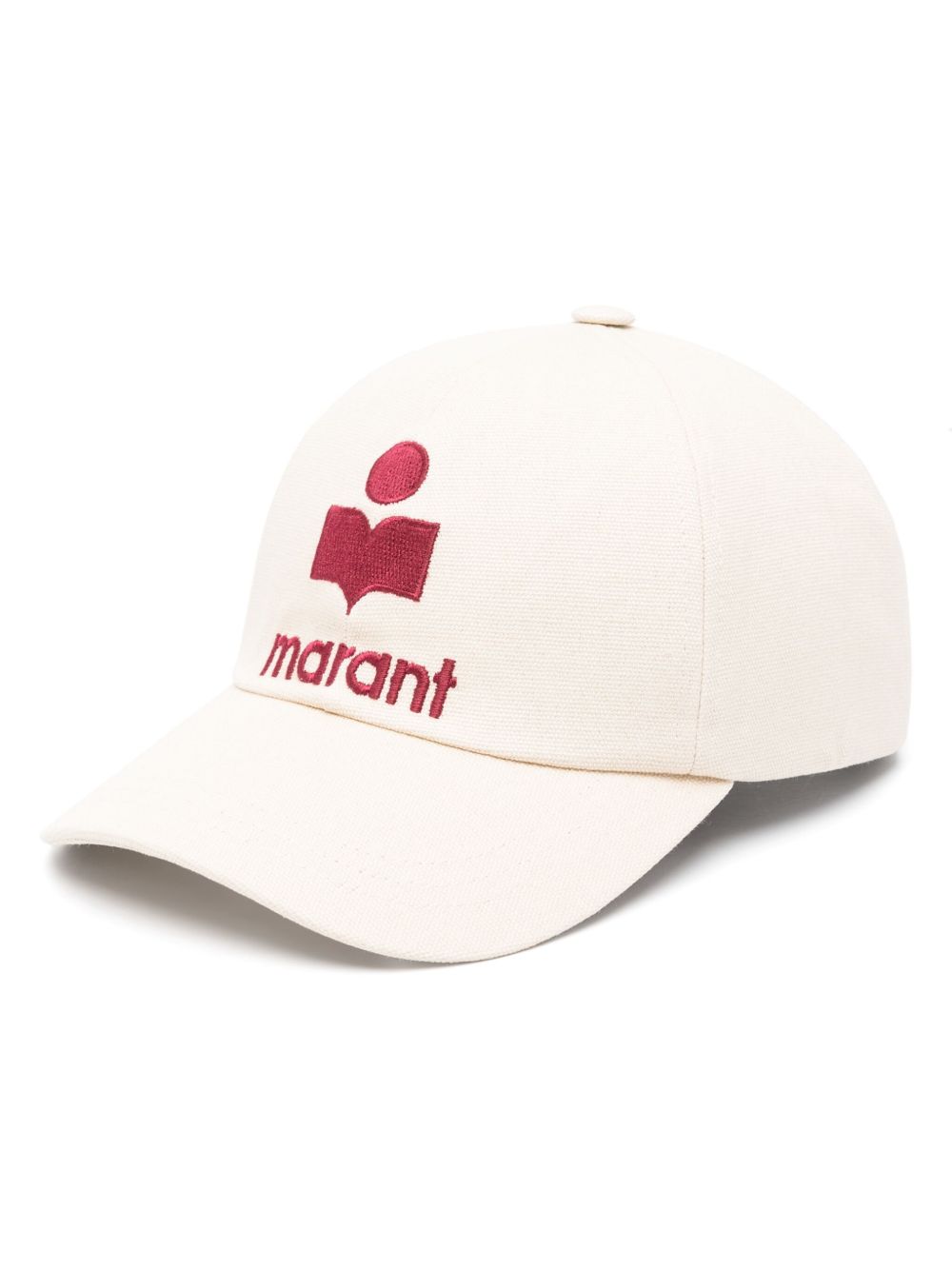 MARANT logo刺绣棉棒球帽 - 中性色