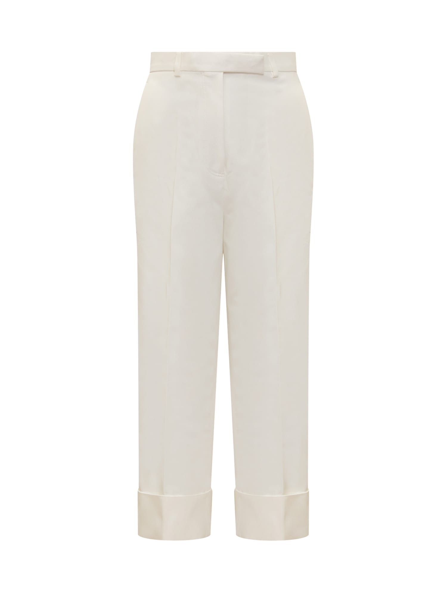 Thom Browne Rwb Stripe Wide-leg Trousers