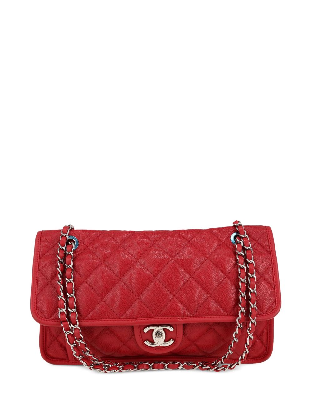 CHANEL Pre-Owned French Riviera 单肩包（2014年典藏款） - 红色