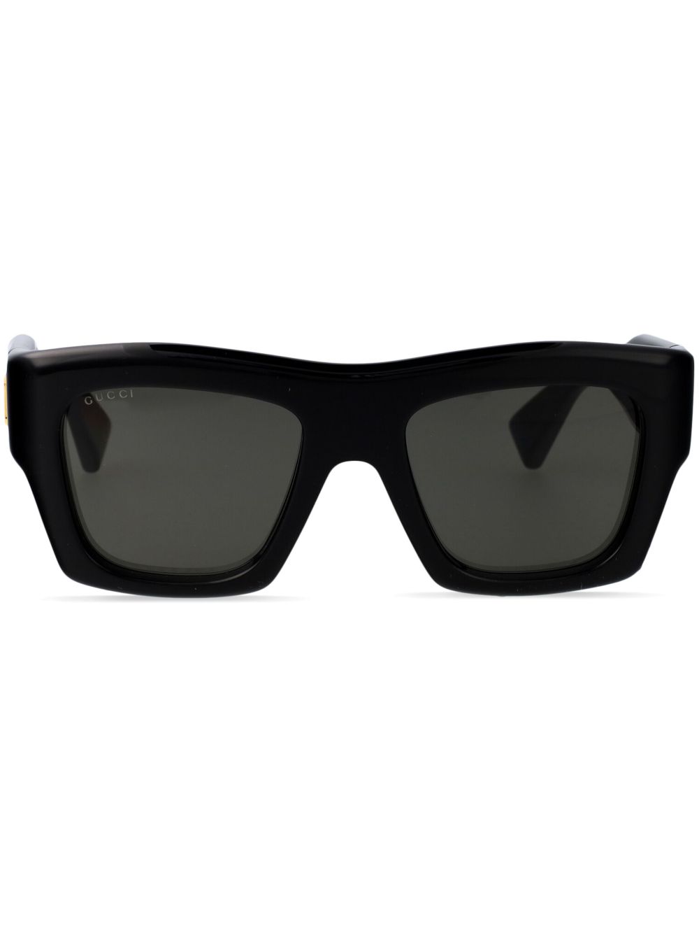 Gucci Eyewear 方框太阳眼镜 - 黑色