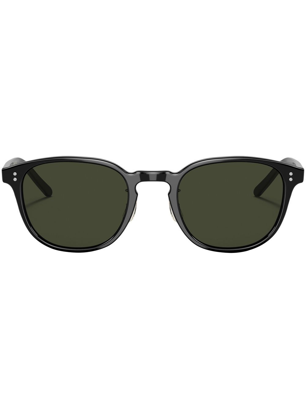 Oliver Peoples Fairmont 圆框太阳眼镜 - 黑色