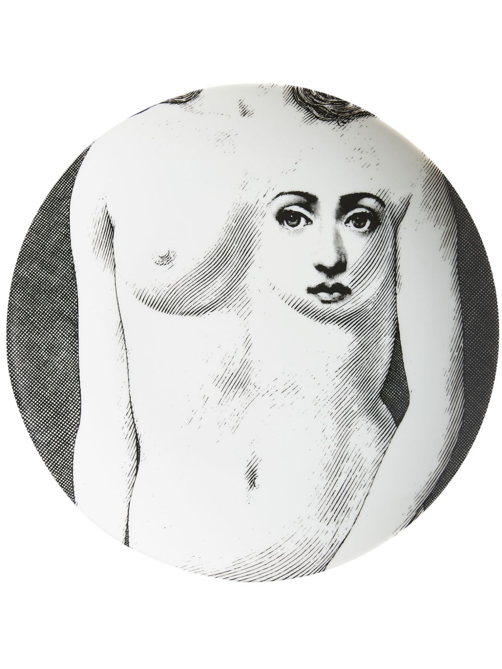 Fornasetti Tema e Variazioni n.308 装饰盘 - 白色