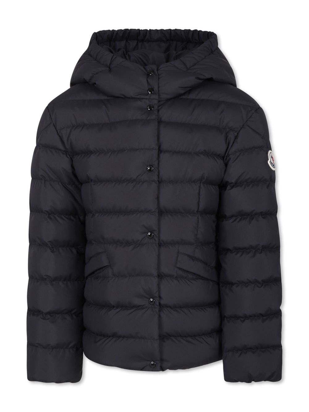 Moncler Enfant Egisto 绗缝蓬松夹克 - 黑色