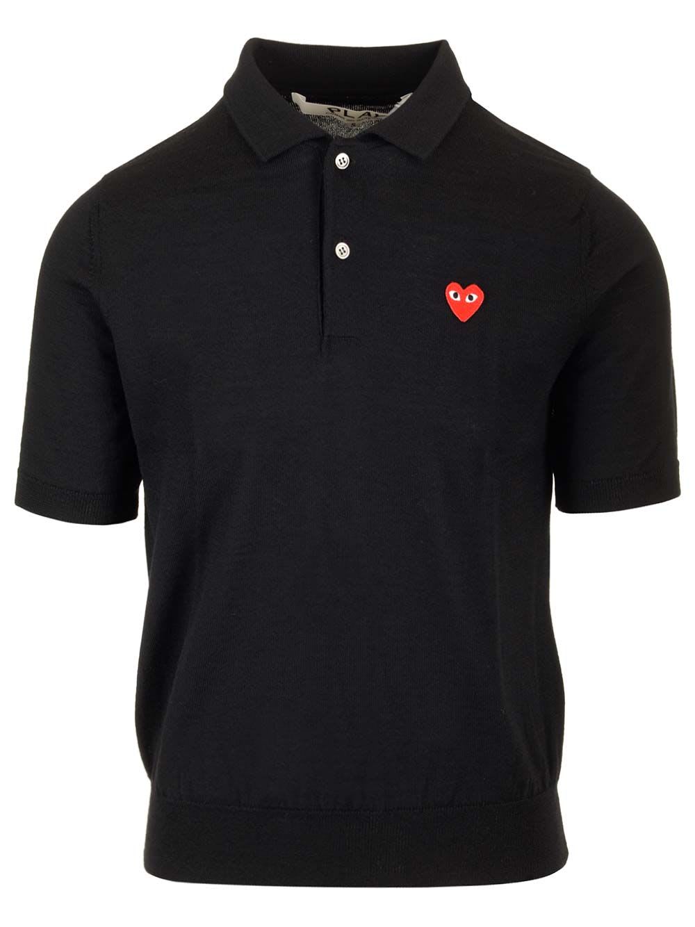 Comme des Garçons Play 羊毛 Polo 衫