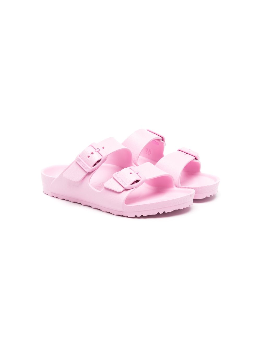 Birkenstock Kids Arizona logo压纹凉鞋 - 粉色
