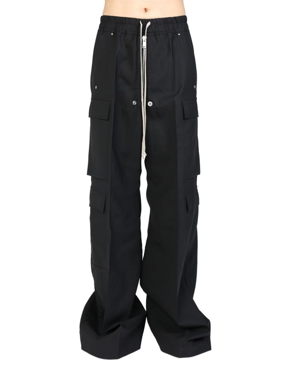Rick Owens wide-leg cargo trousers - 黑色