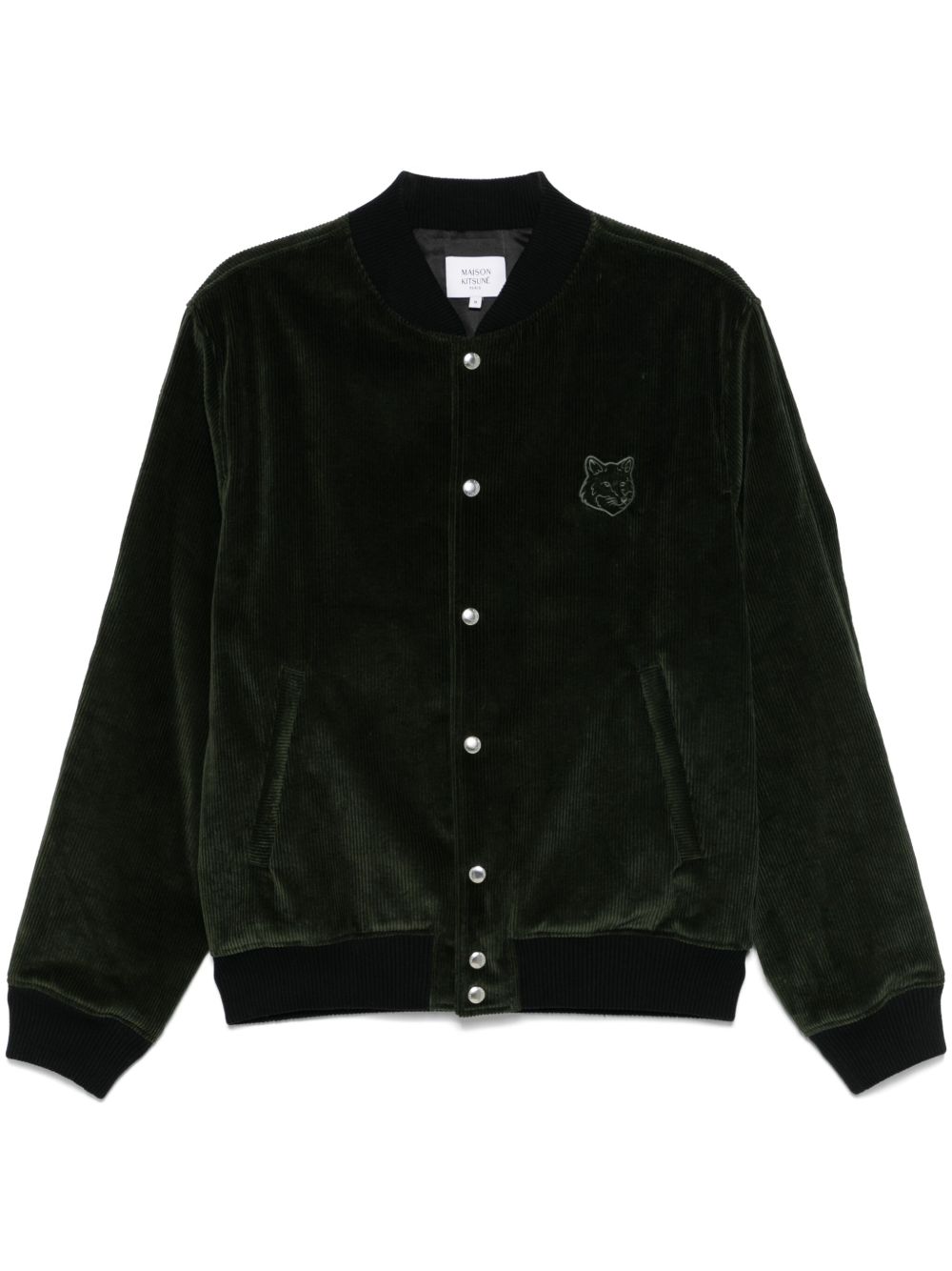 Maison Kitsuné Teddy 飞行员夹克 - 绿色