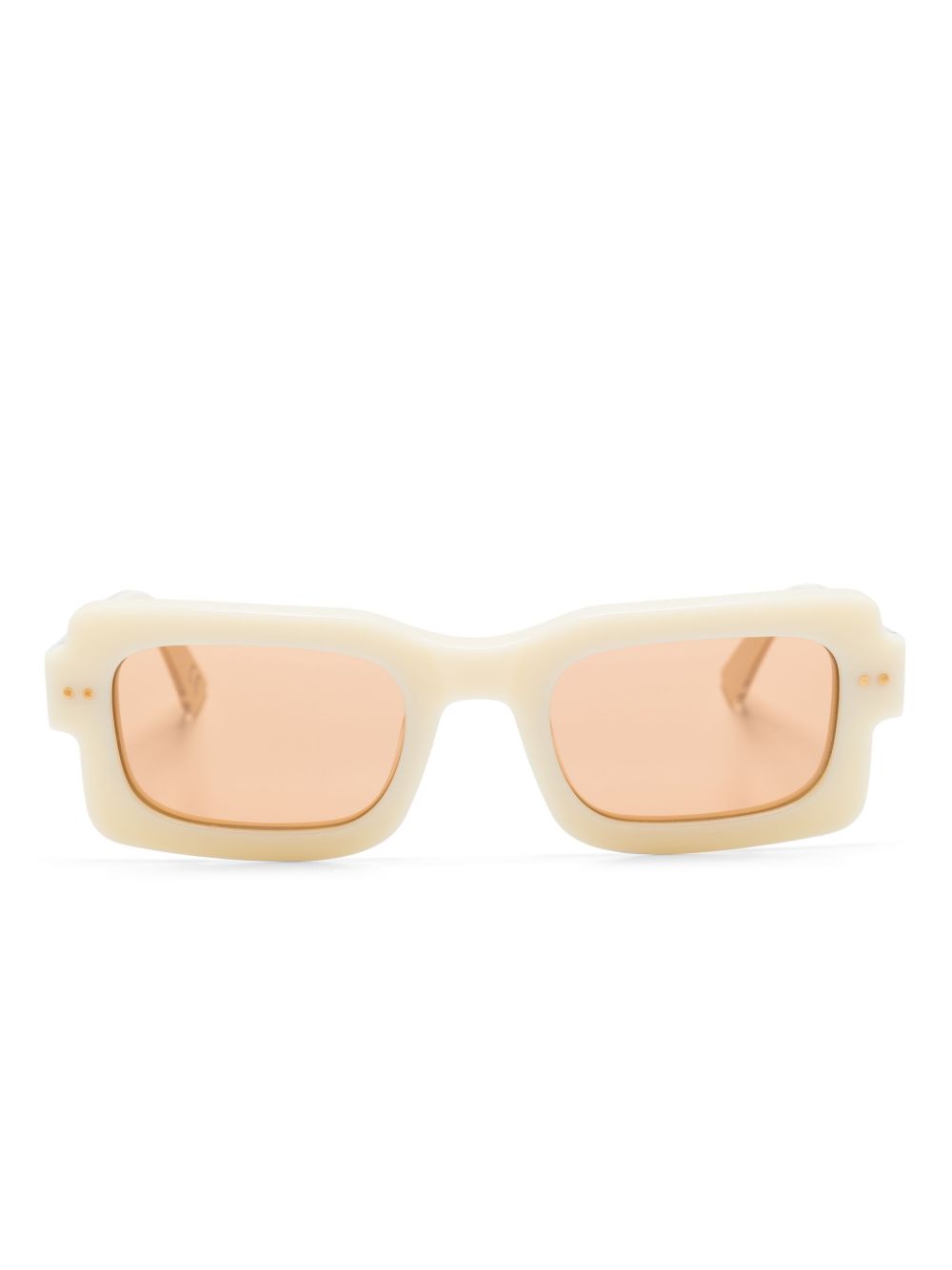 Marni Eyewear 有色镜片方框太阳眼镜 - 中性色