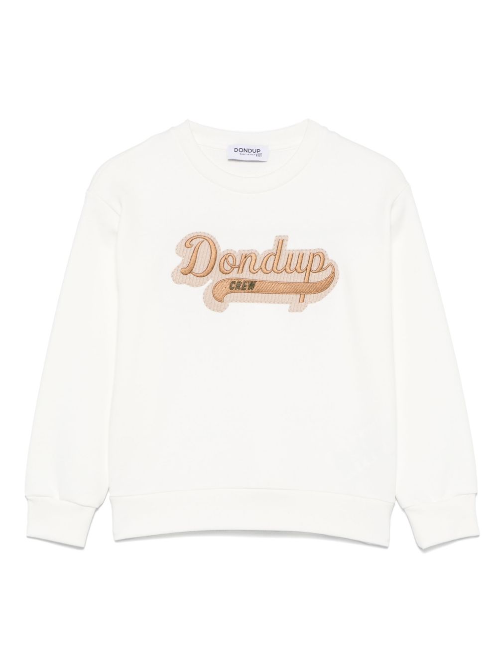 DONDUP KIDS logo刺绣卫衣 - 中性色