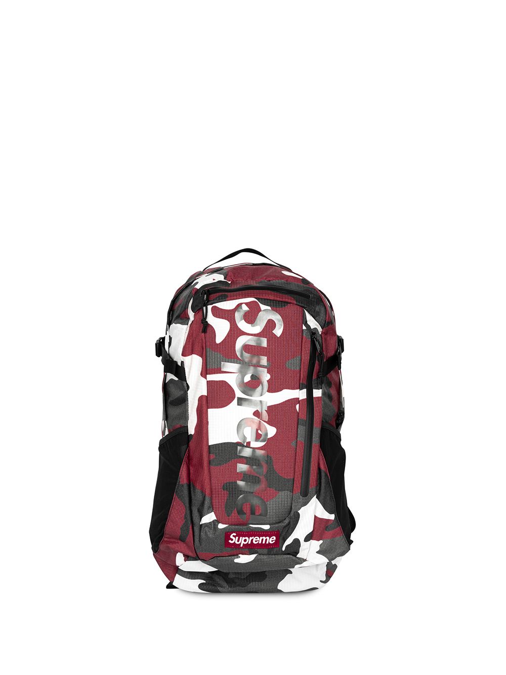 Supreme """SS 21"" logo印花双肩包" - 红色