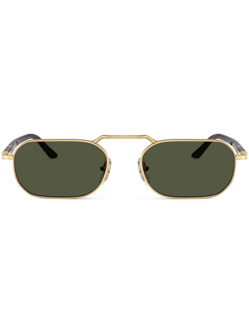 Persol 长方形框太阳眼镜 - 金色
