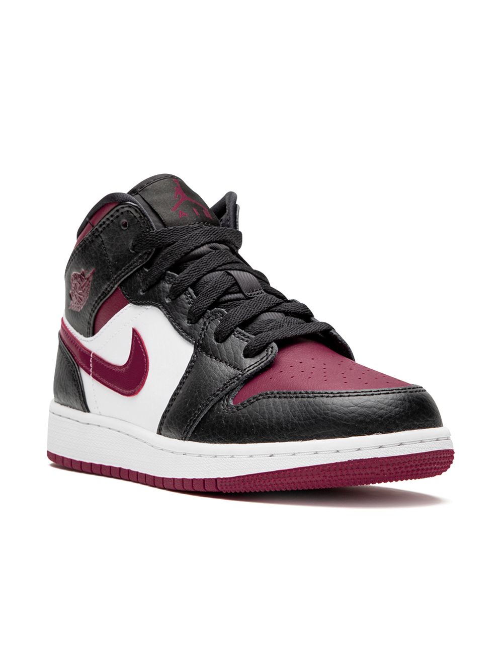 Jordan Kids Air Jordan 1 Mid (GS) 运动鞋 - 黑色