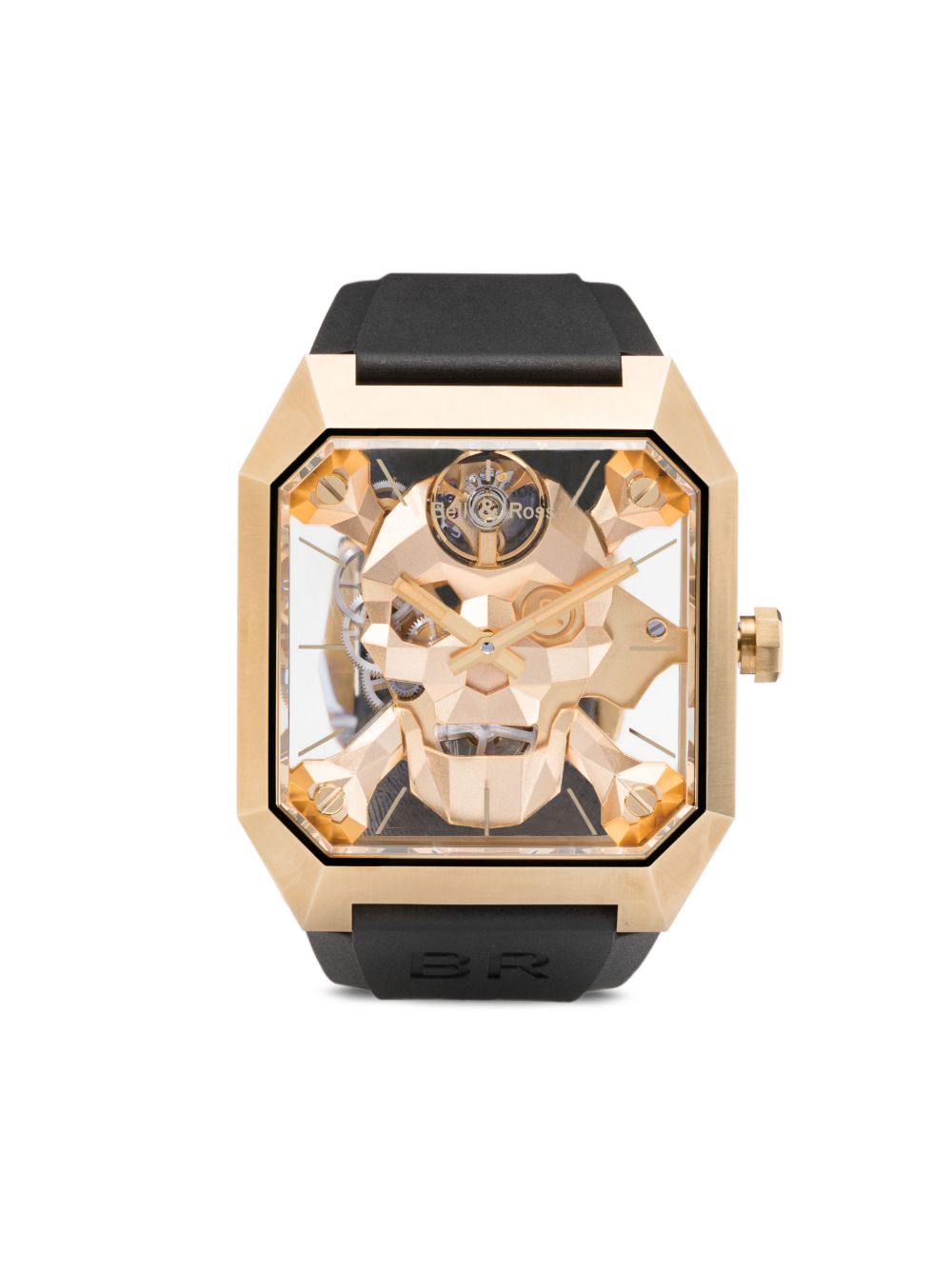 Bell & Ross BR-01 Cyber Skull 45毫米腕表 - 金色