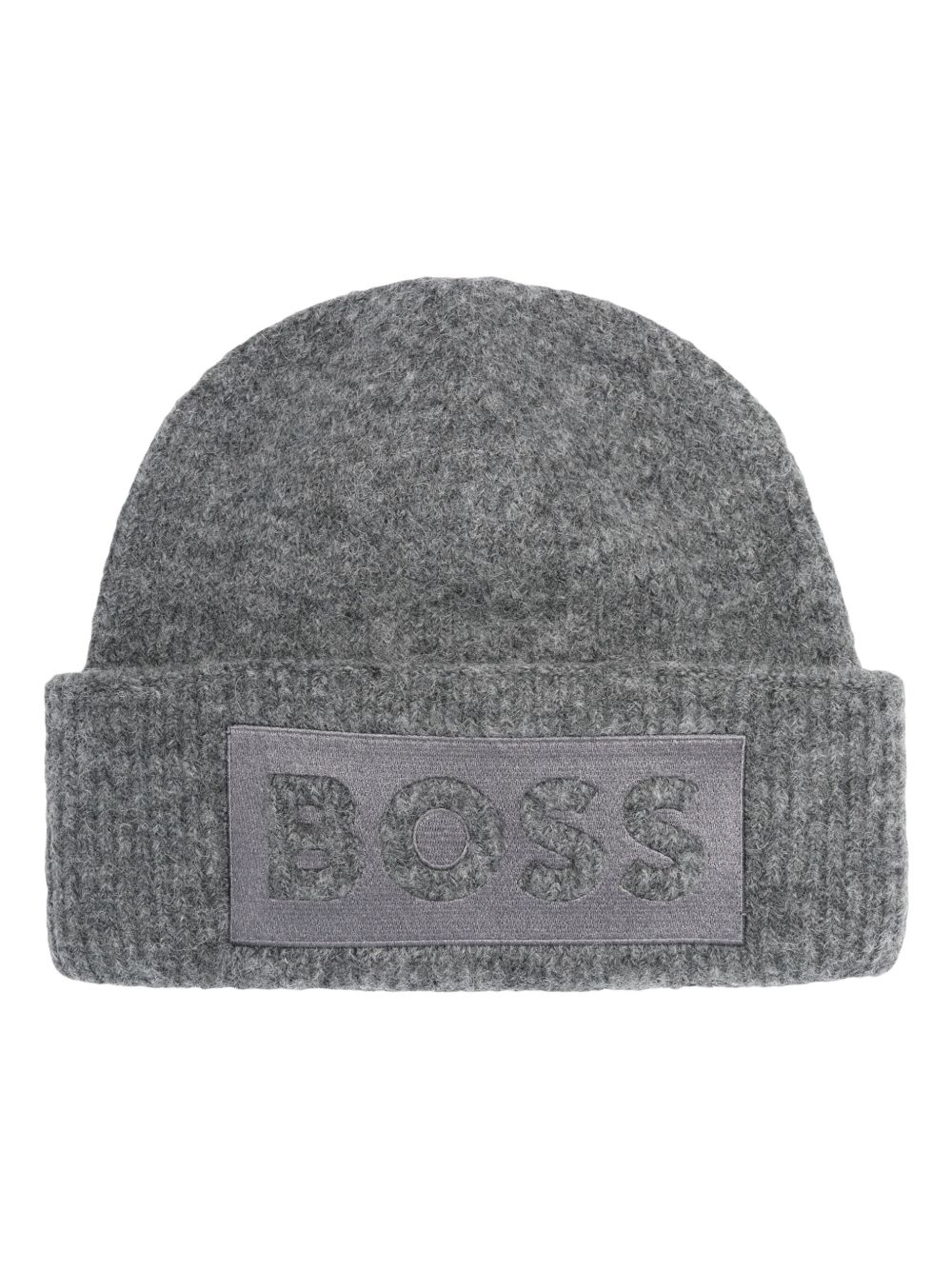 BOSS Monello logo刺绣套头帽 - 灰色