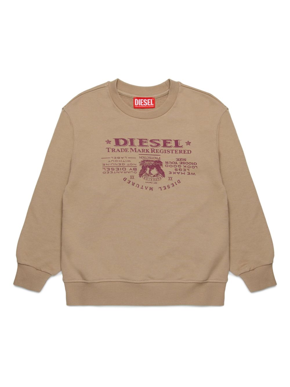 Diesel Kids logo印花卫衣 - 中性色