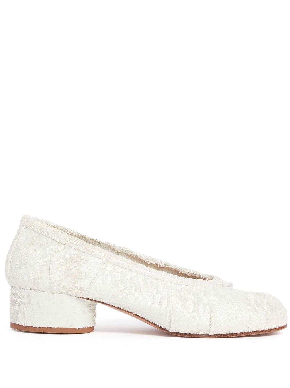 Maison Margiela Tabi 低跟鞋（3厘米） - 白色