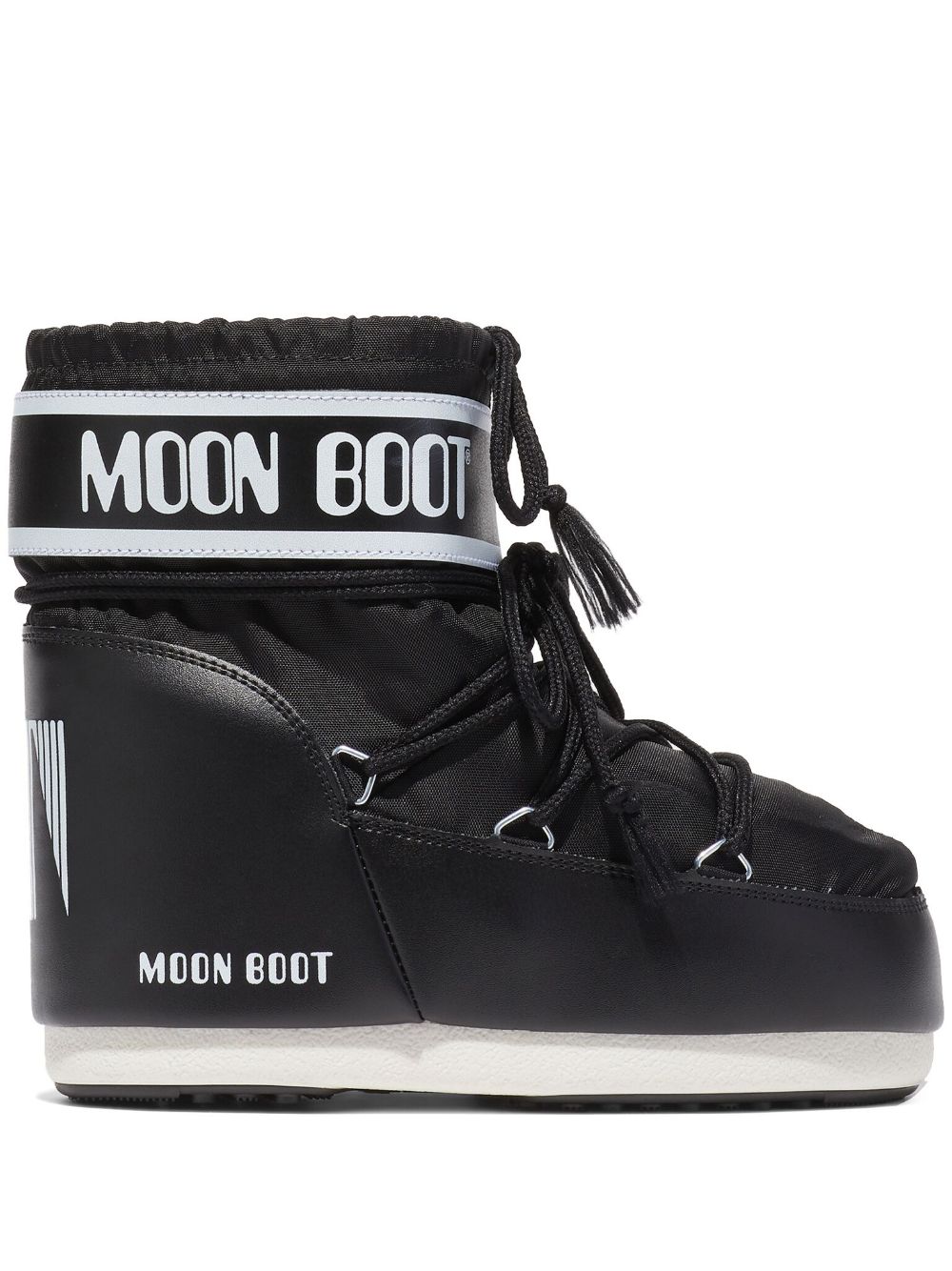 Moon Boot ICON尼龙低帮雪地靴 - 黑色