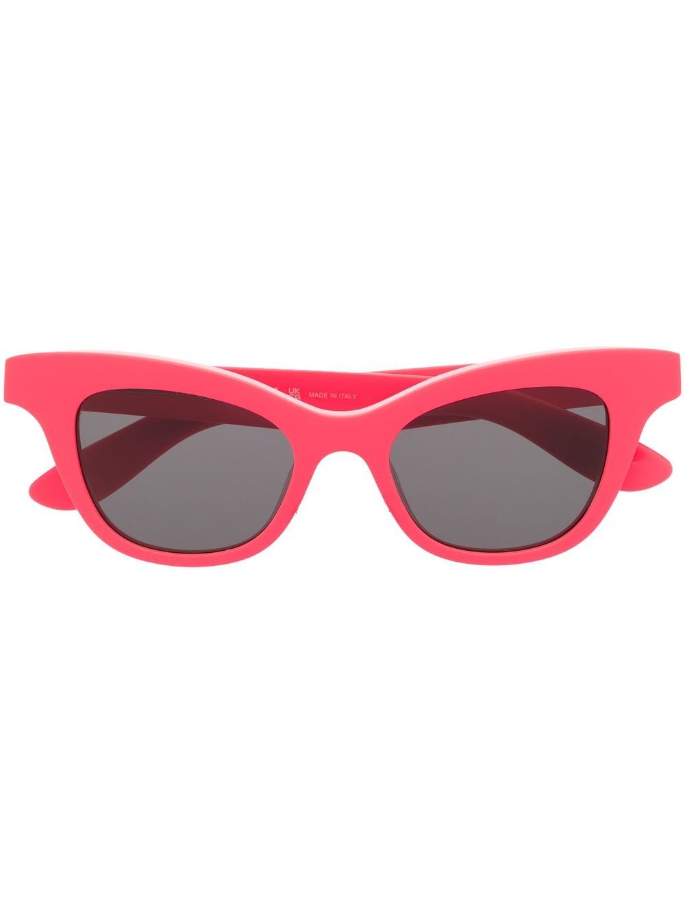 Alexander McQueen Eyewear 亚历山大·麦昆 有色镜片猫眼框太阳眼镜 - 粉色