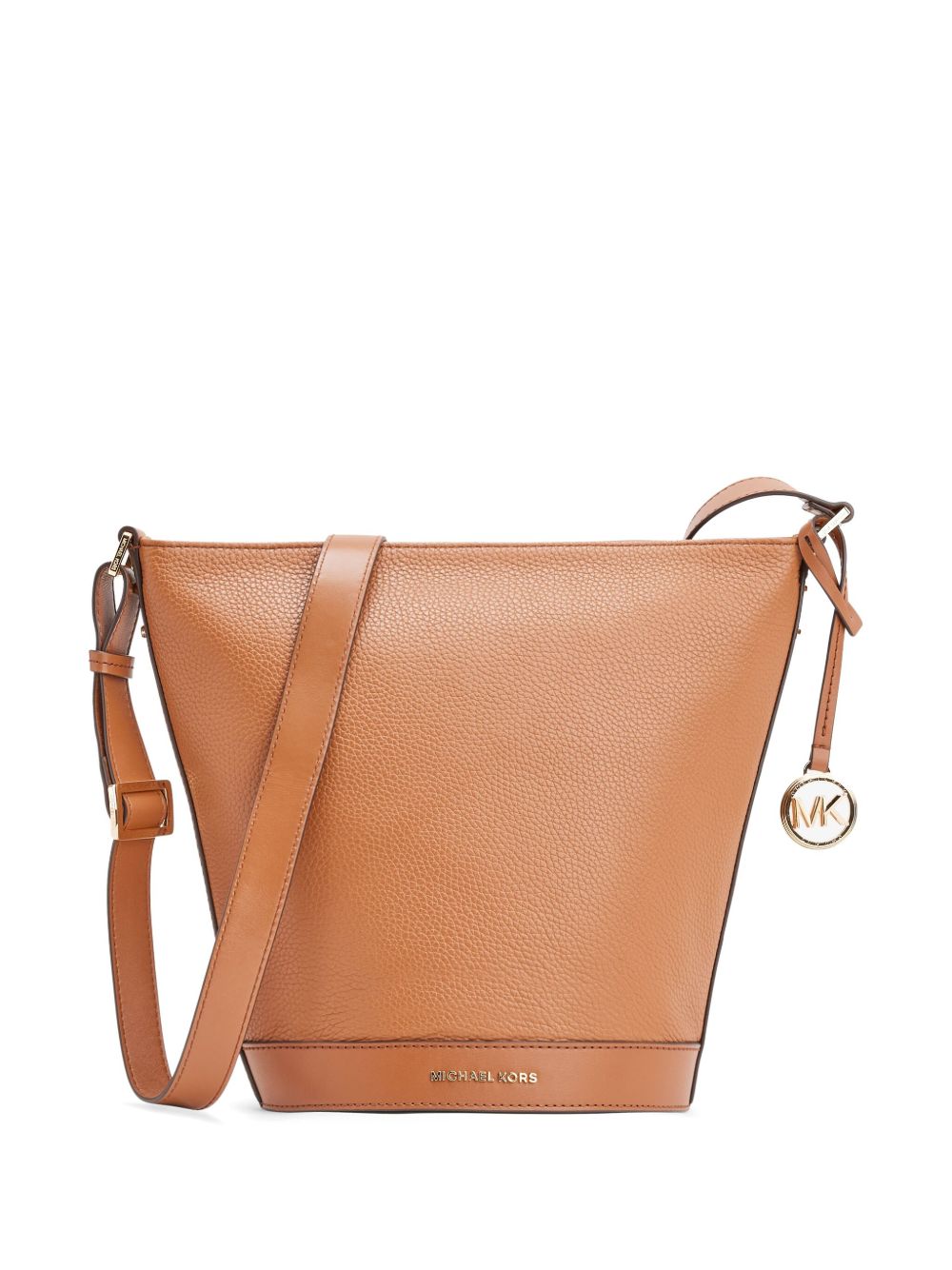 Michael Kors Townsend 皮质水桶包 - 褐色