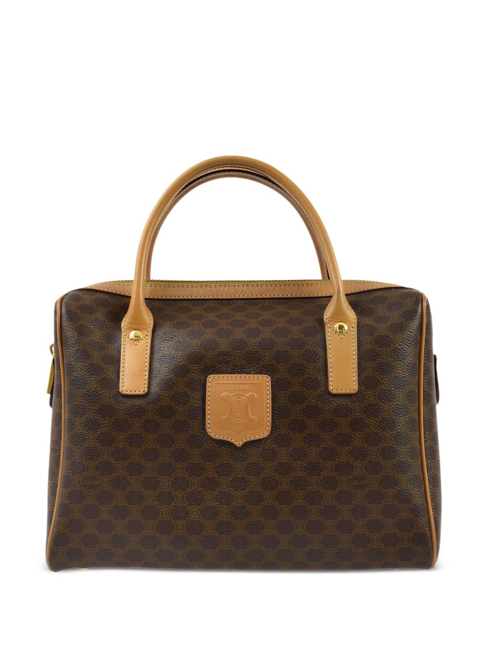 Céline Pre-Owned Macadam 手提包（1990-2000年典藏款） - 褐色