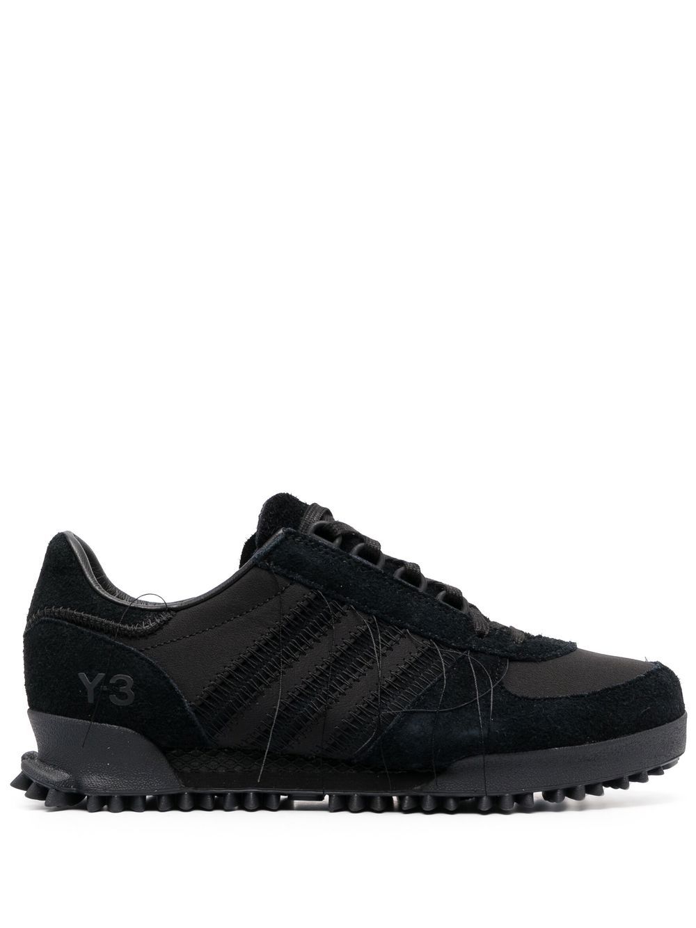 Y-3 Marathon 低帮运动鞋 - 黑色