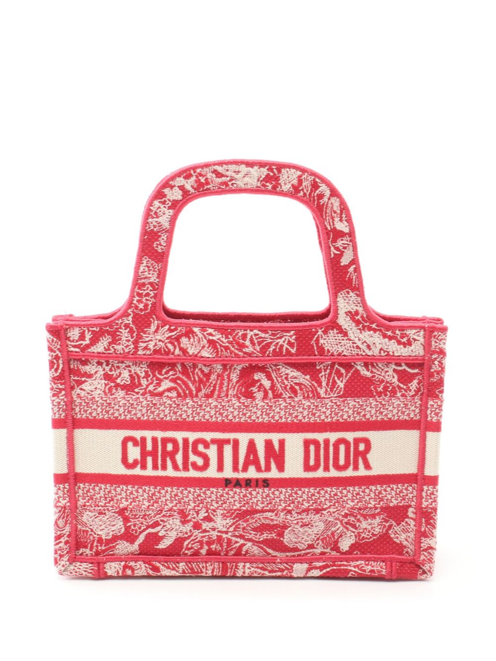 Christian Dior Pre-Owned Dior Book Tote 手提包（2010年典藏款） - 红色