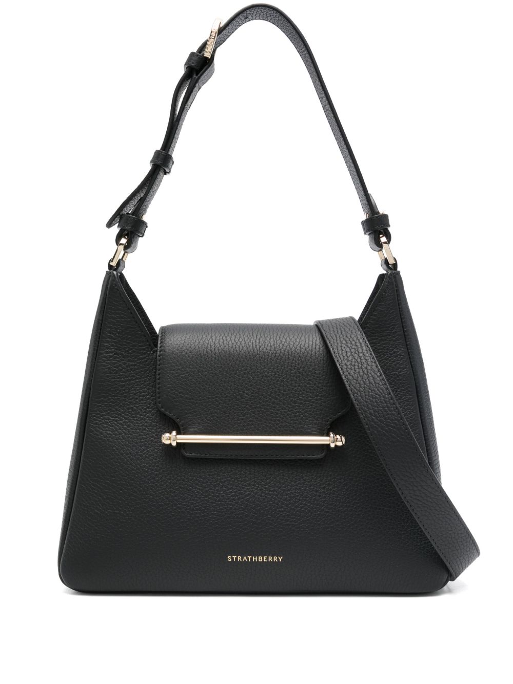 Strathberry Multrees Hobo 单肩包 - 黑色