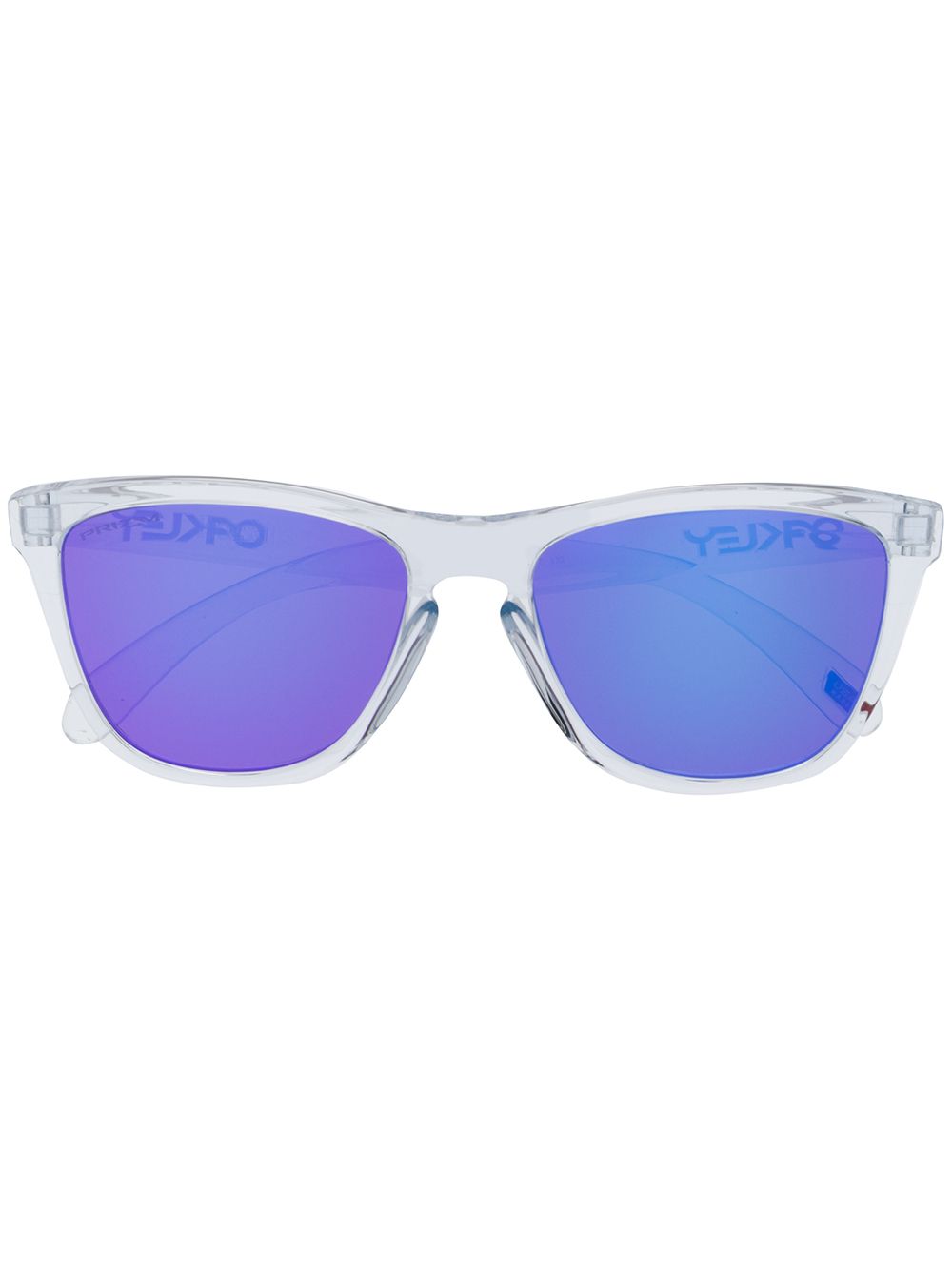 Oakley 透明方框太阳眼镜 - 白色