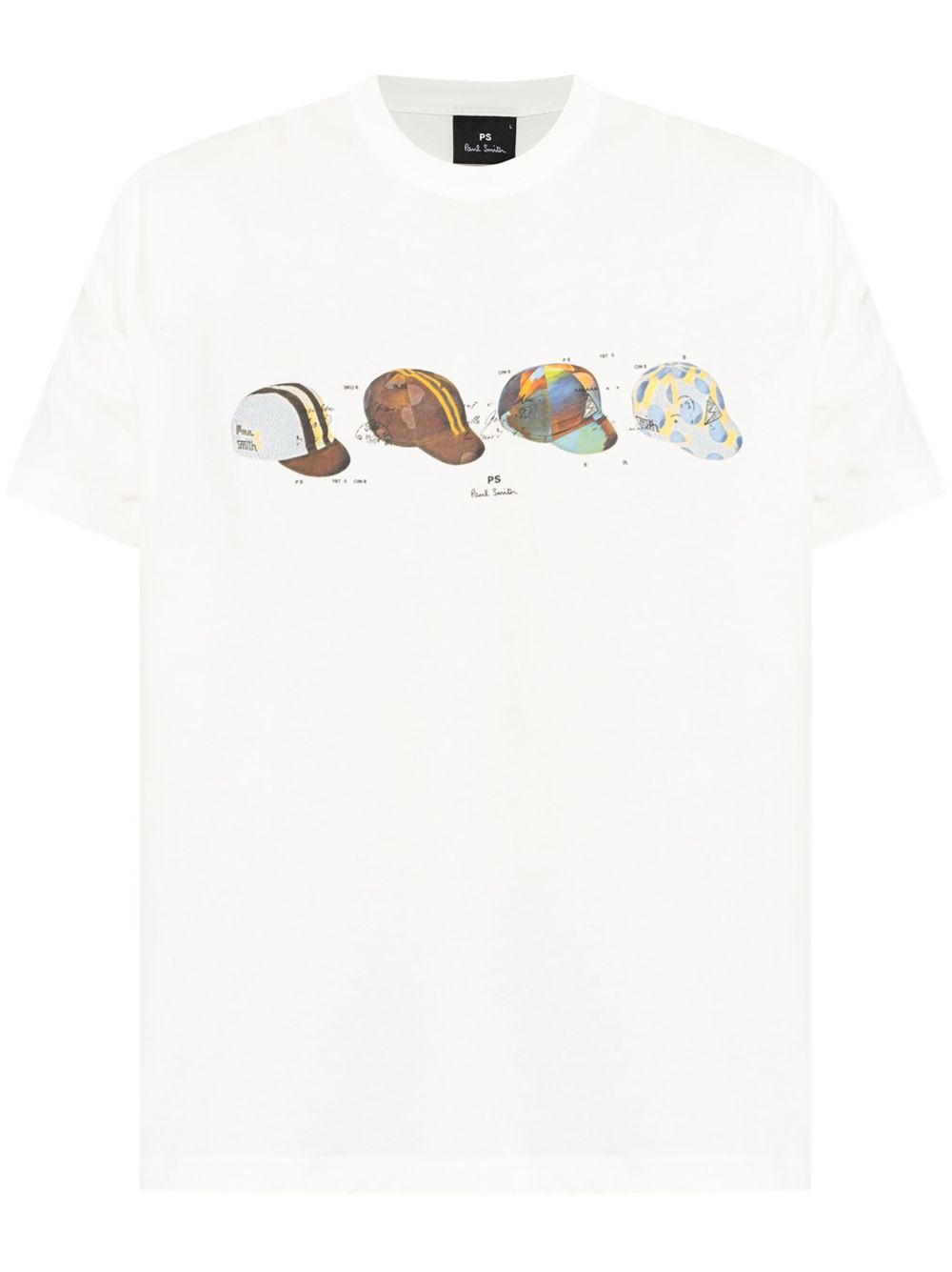PS Paul Smith Cycling Caps T恤 - 白色